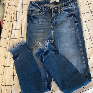 Jeans with ankle details